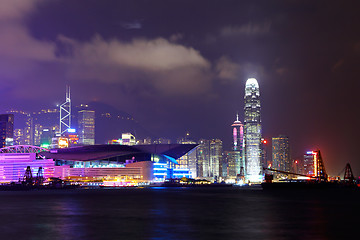 Image showing Hong Kong city night