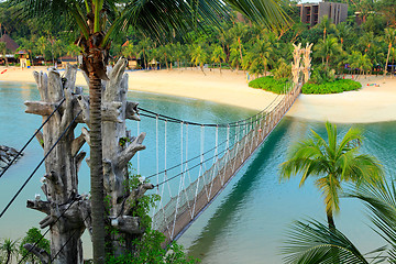 Image showing landscape in sentosa, Singapore