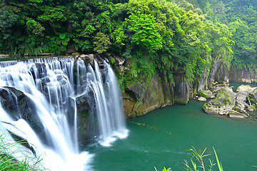 Image showing great waterfall in taiwan