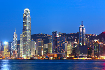 Image showing Hong Kong cityscape at night