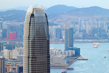 Image showing downtown of Hong Kong city