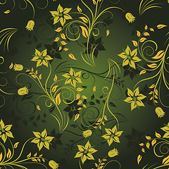 Image showing seamless floral pattern