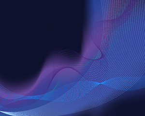 Image showing glowing water waves