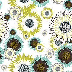 Image showing seamless floral pattern