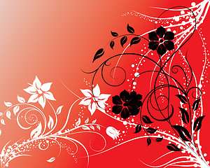 Image showing floral background