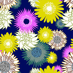 Image showing seamless floral pattern