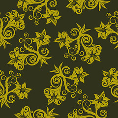 Image showing seamless floral pattern