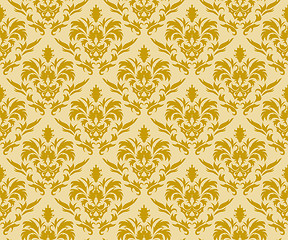 Image showing seamless damask pattern