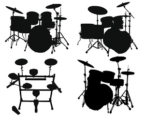 Image showing drums kits