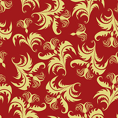 Image showing seamless floral pattern