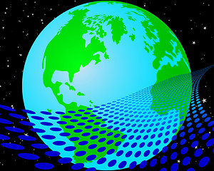 Image showing earth background