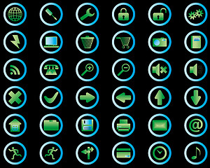 Image showing icon set