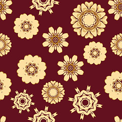 Image showing seamless floral pattern