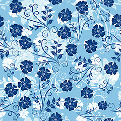 Image showing seamless floral pattern