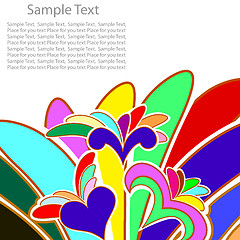 Image showing multicolor abstract background