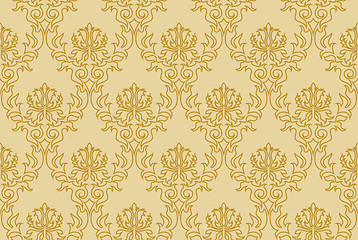 Image showing seamless damask pattern