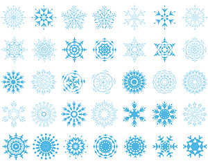 Image showing snowflakes