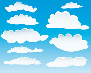 Image showing different clouds