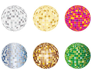 Image showing disco spheres