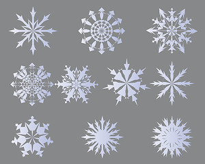 Image showing snowflakes