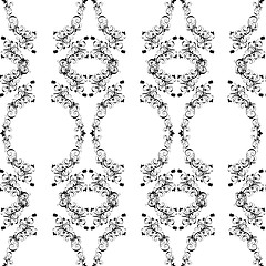 Image showing seamless damask pattern