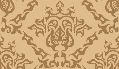 Image showing seamless damask pattern