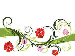 Image showing floral background