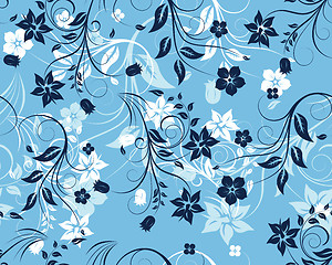 Image showing seamless floral pattern