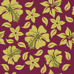 Image showing seamless floral pattern