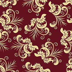 Image showing seamless floral pattern