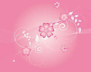 Image showing floral background