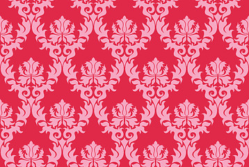 Image showing seamless damask pattern