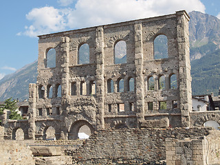 Image showing Roman Theatre Aosta