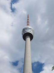 Image showing TV tower in Stuttgart