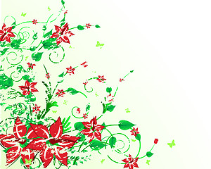 Image showing floral background