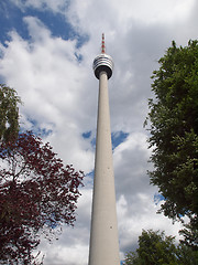 Image showing TV tower in Stuttgart