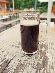 Image showing Dark beer