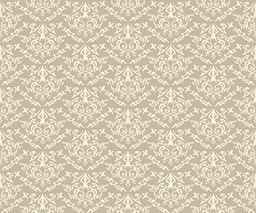 Image showing seamless damask pattern