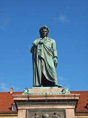 Image showing Schiller statue, Stuttgart