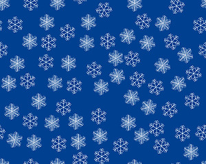 Image showing seamless snowflakes background