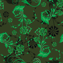 Image showing seamless floral pattern