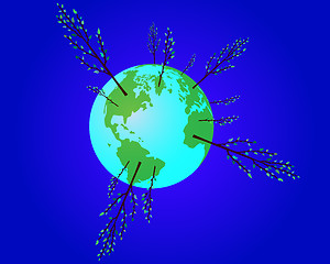 Image showing ecological globe