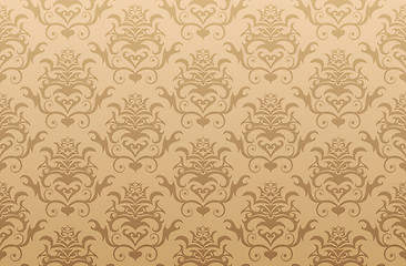 Image showing seamless damask pattern