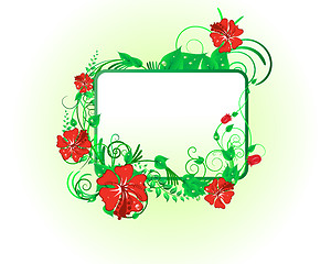 Image showing floral background