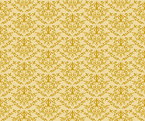 Image showing seamless damask pattern