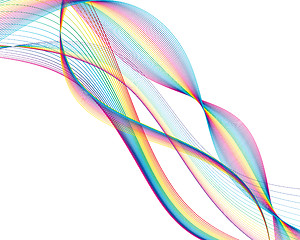 Image showing colourful lines