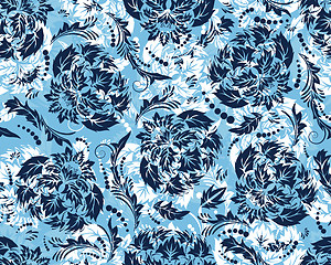 Image showing seamless floral pattern