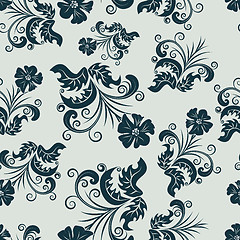 Image showing seamless floral pattern