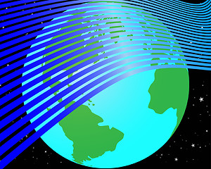 Image showing earth background