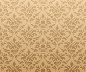 Image showing seamless damask pattern